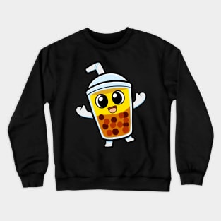 Milk Tea Boba Chibi Crewneck Sweatshirt